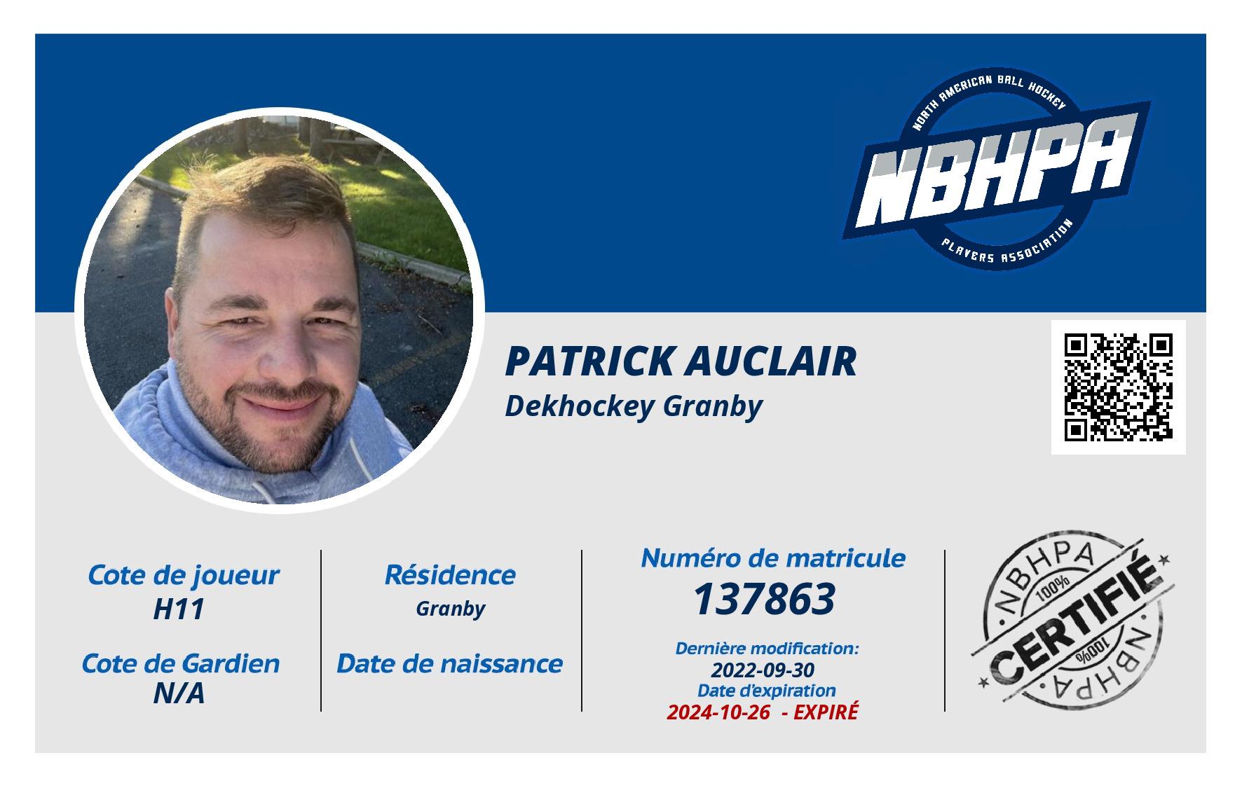 Patrick Auclair