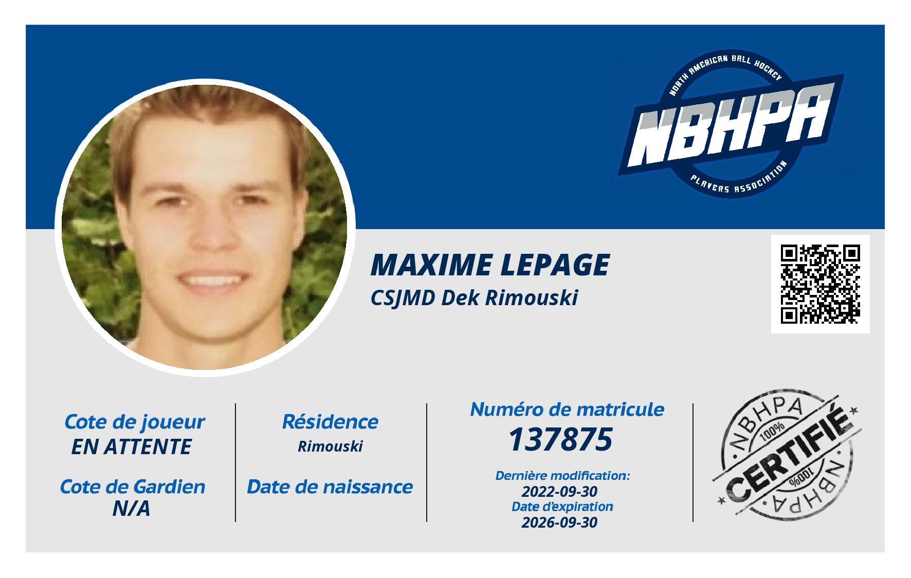 Maxime Lepage