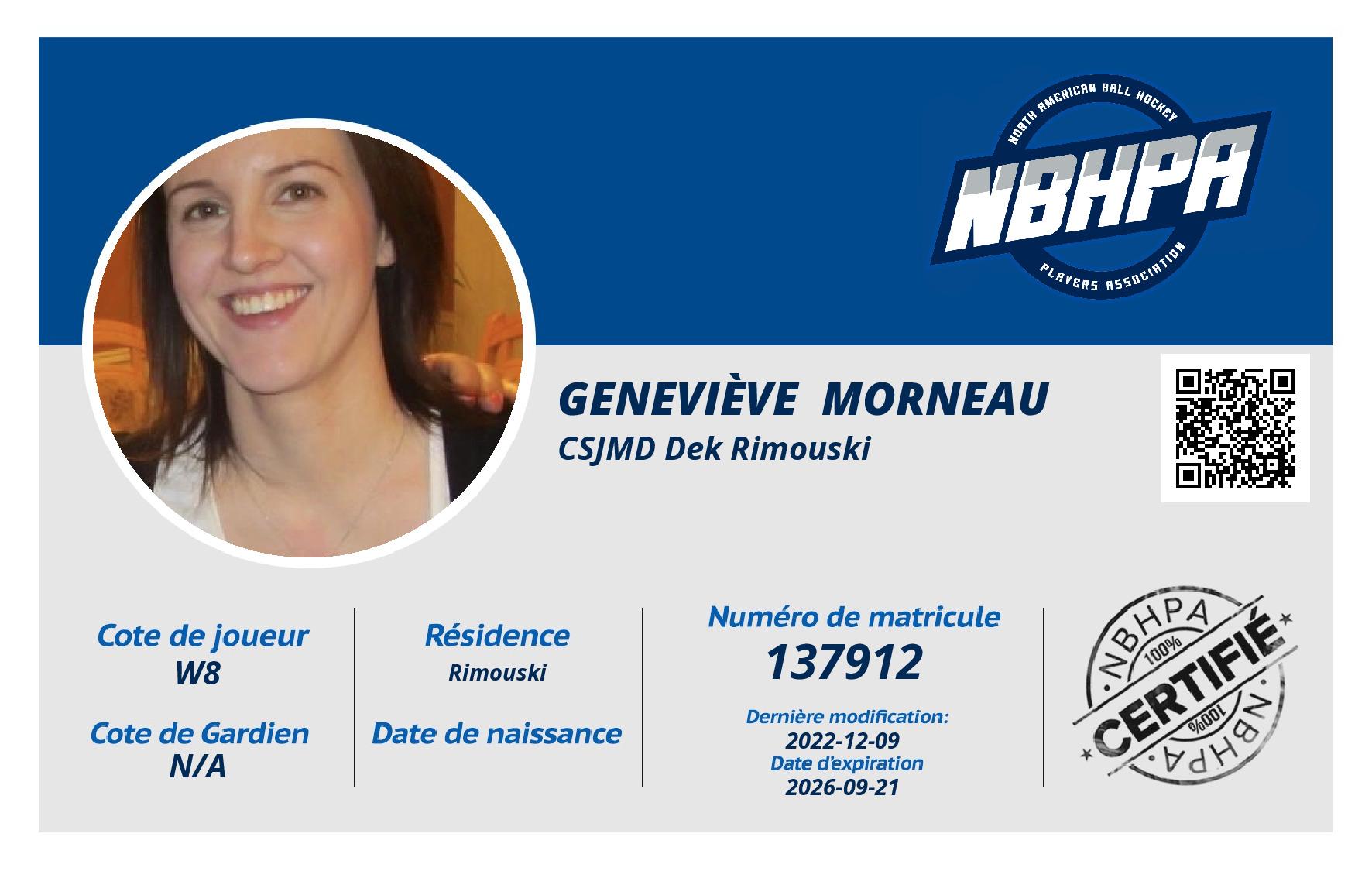 Geneviève  Morneau