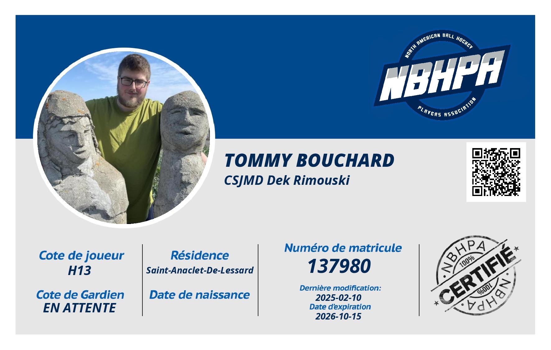 Tommy Bouchard