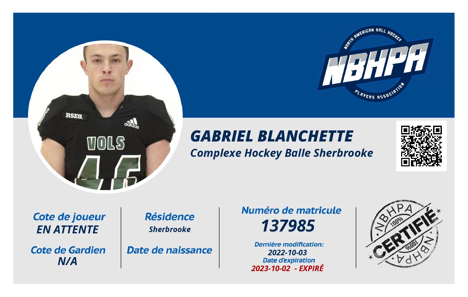 Gabriel Blanchette