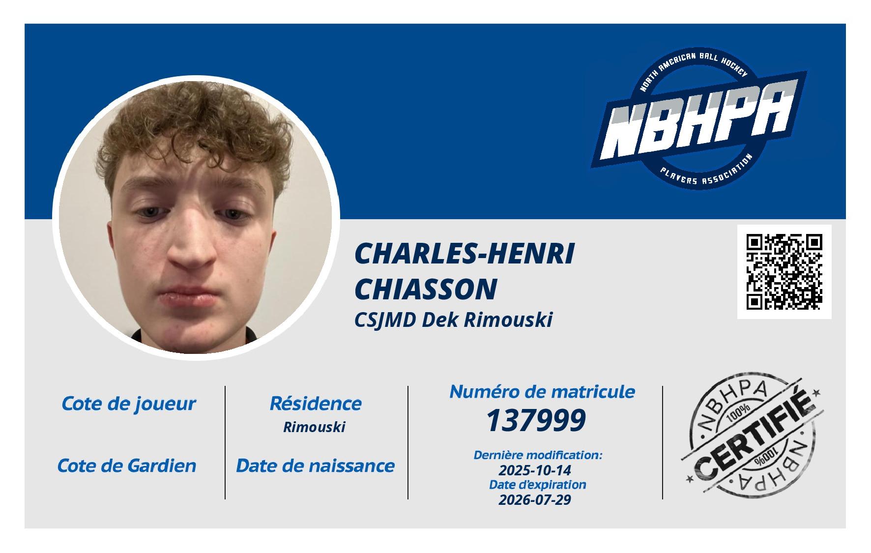 Charles-henri  Chiasson