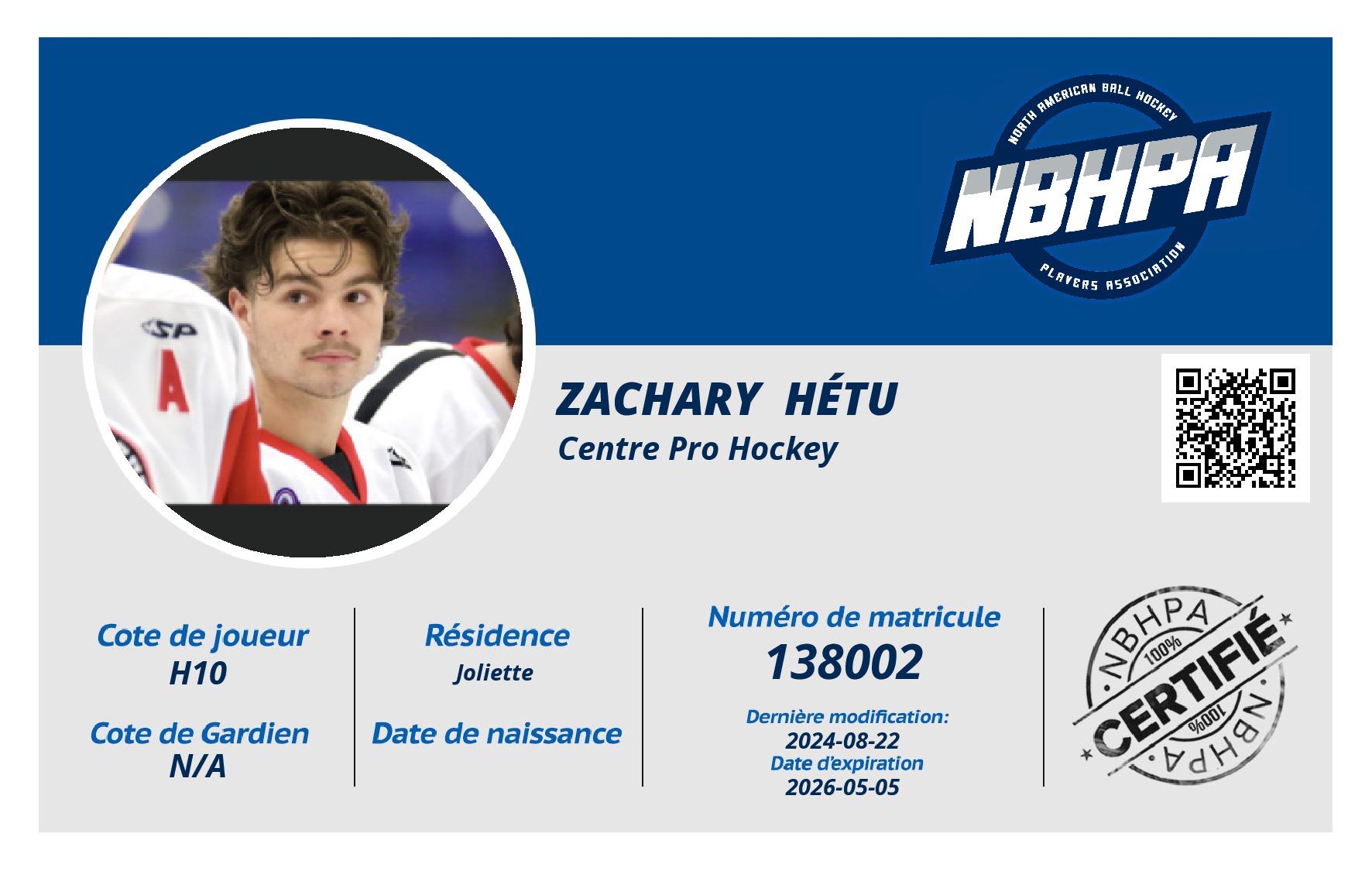 Zachary  Hétu 
