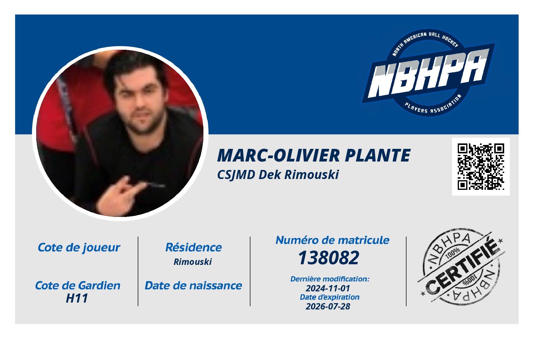 Marc-Olivier Plante