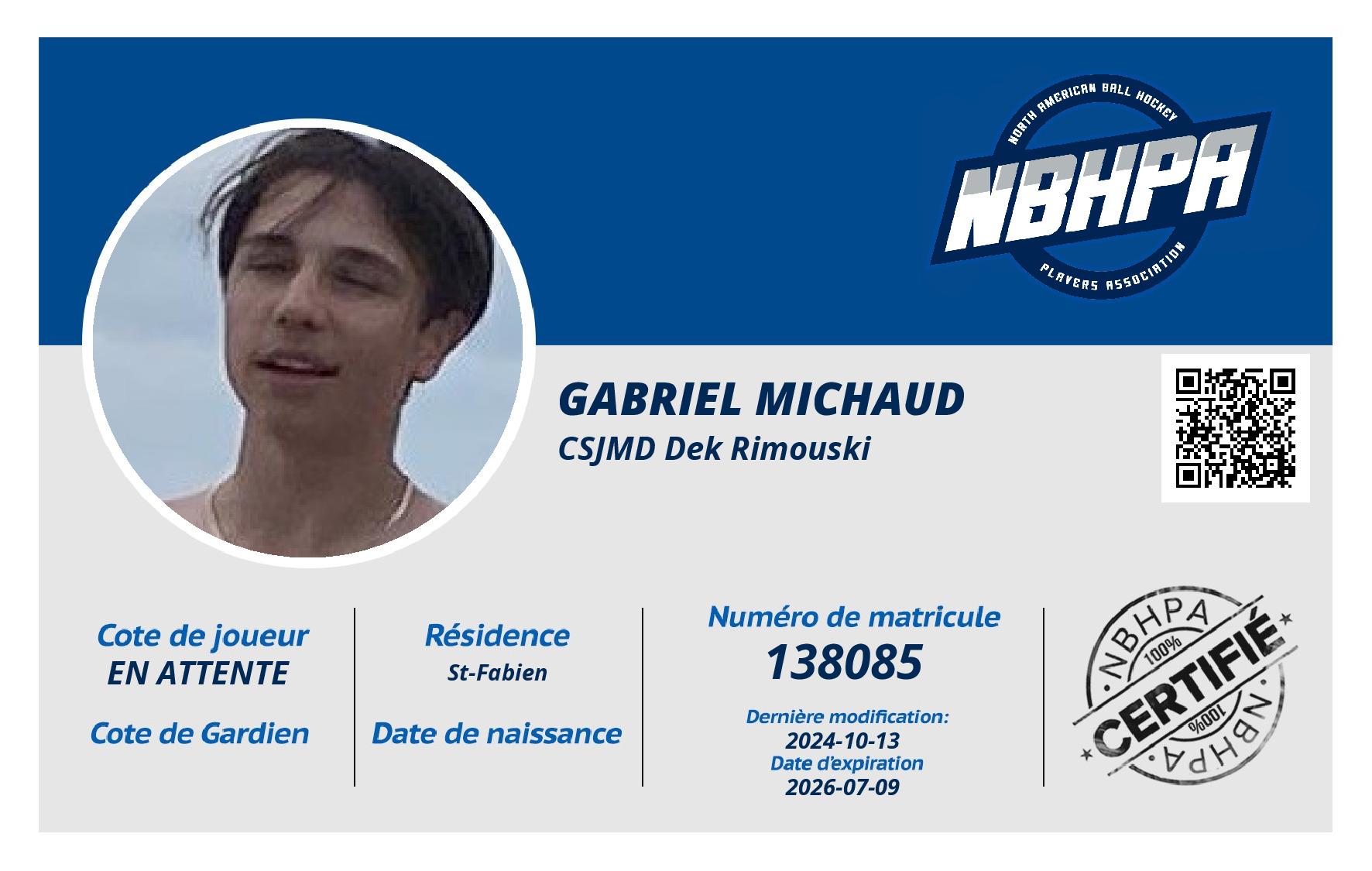 Gabriel Michaud 