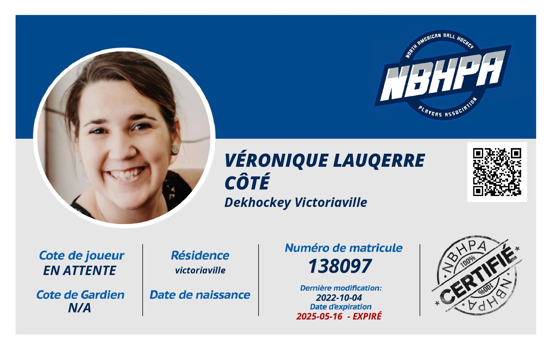 véronique Lauqerre Côté