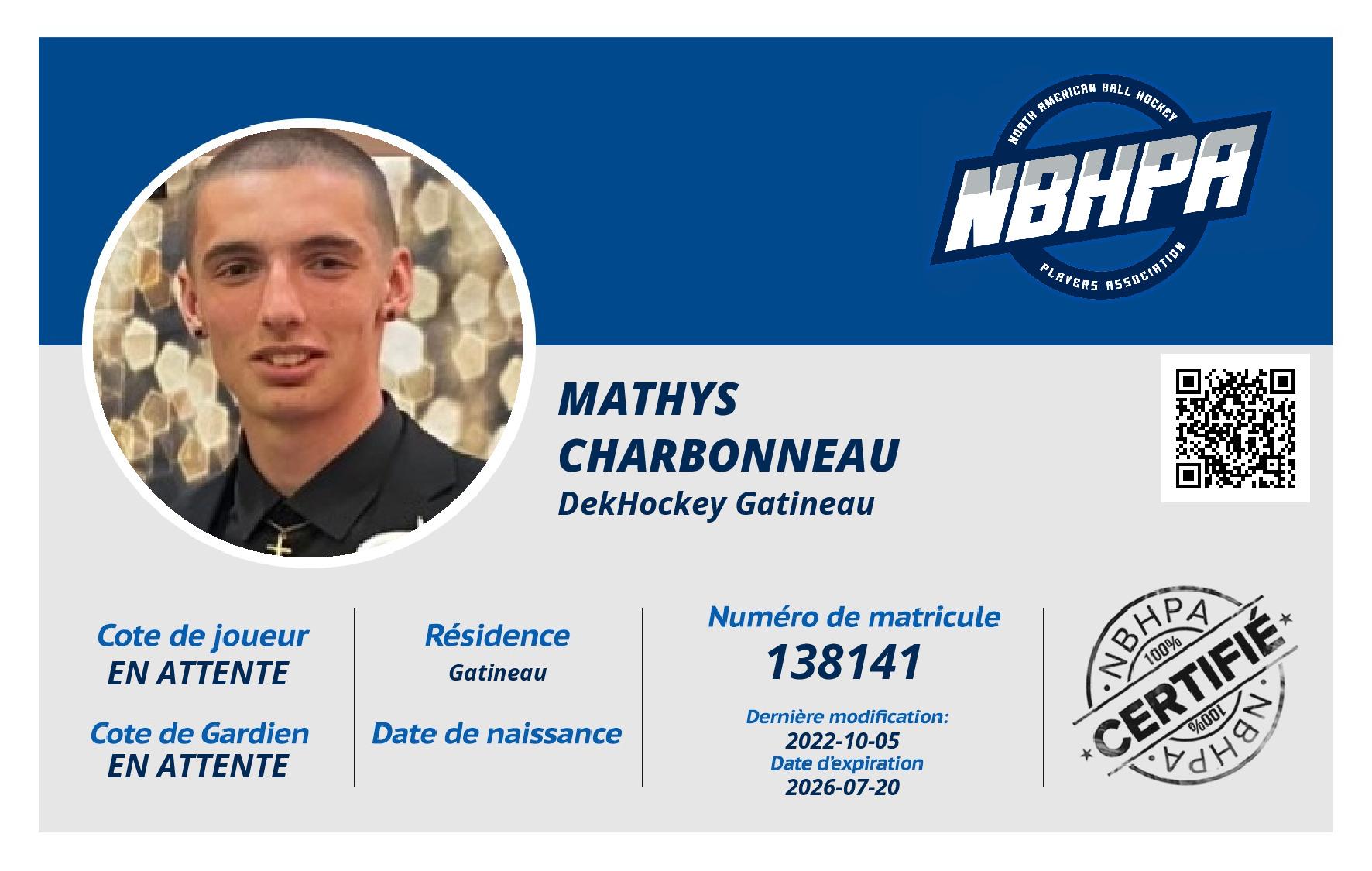 Mathys Charbonneau