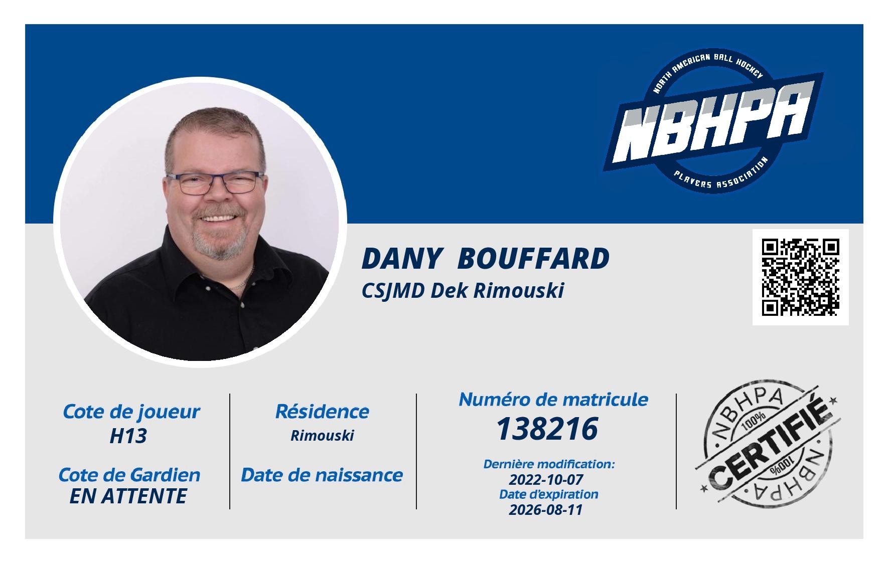 Dany  Bouffard