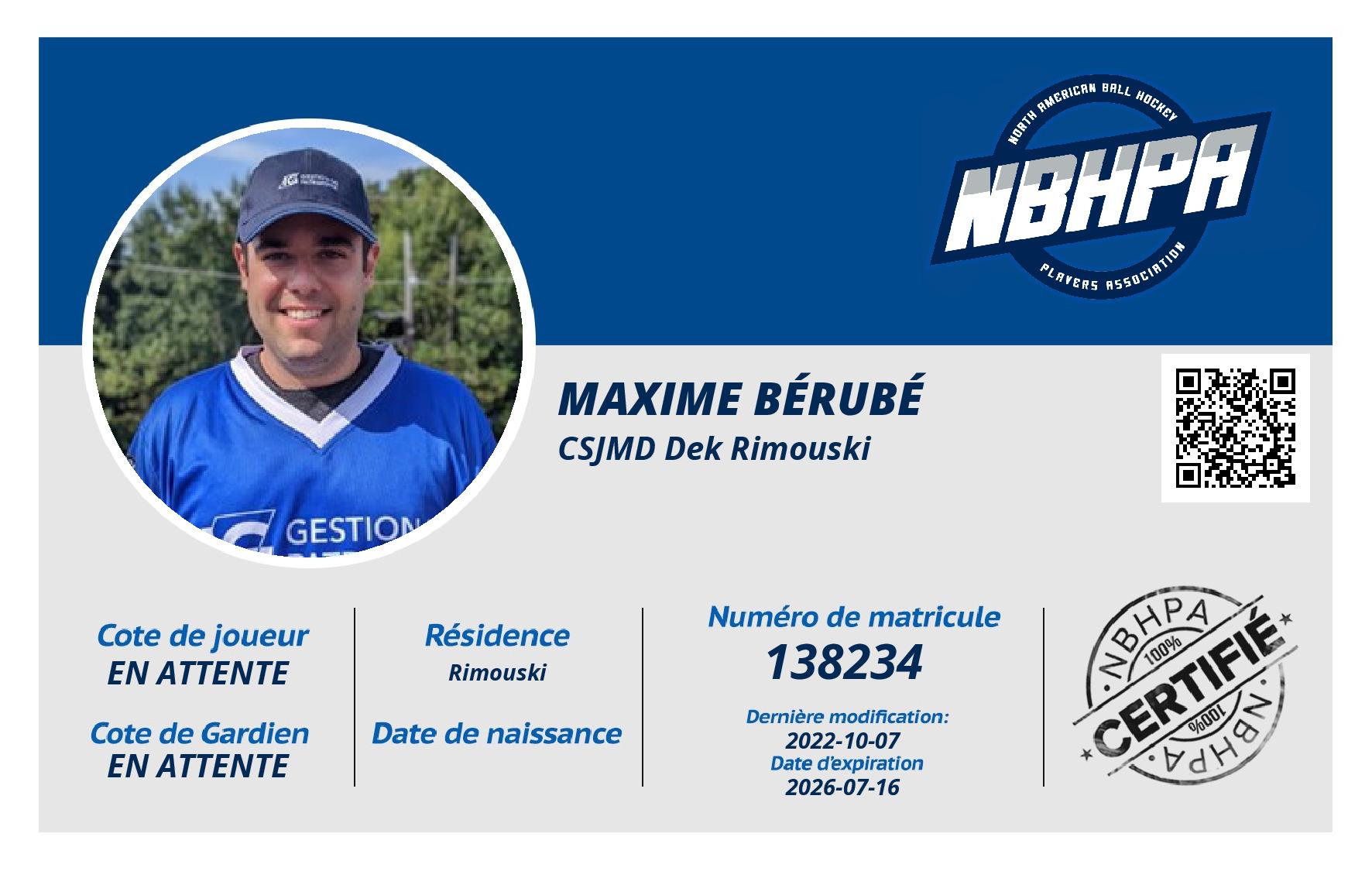 Maxime Bérubé 