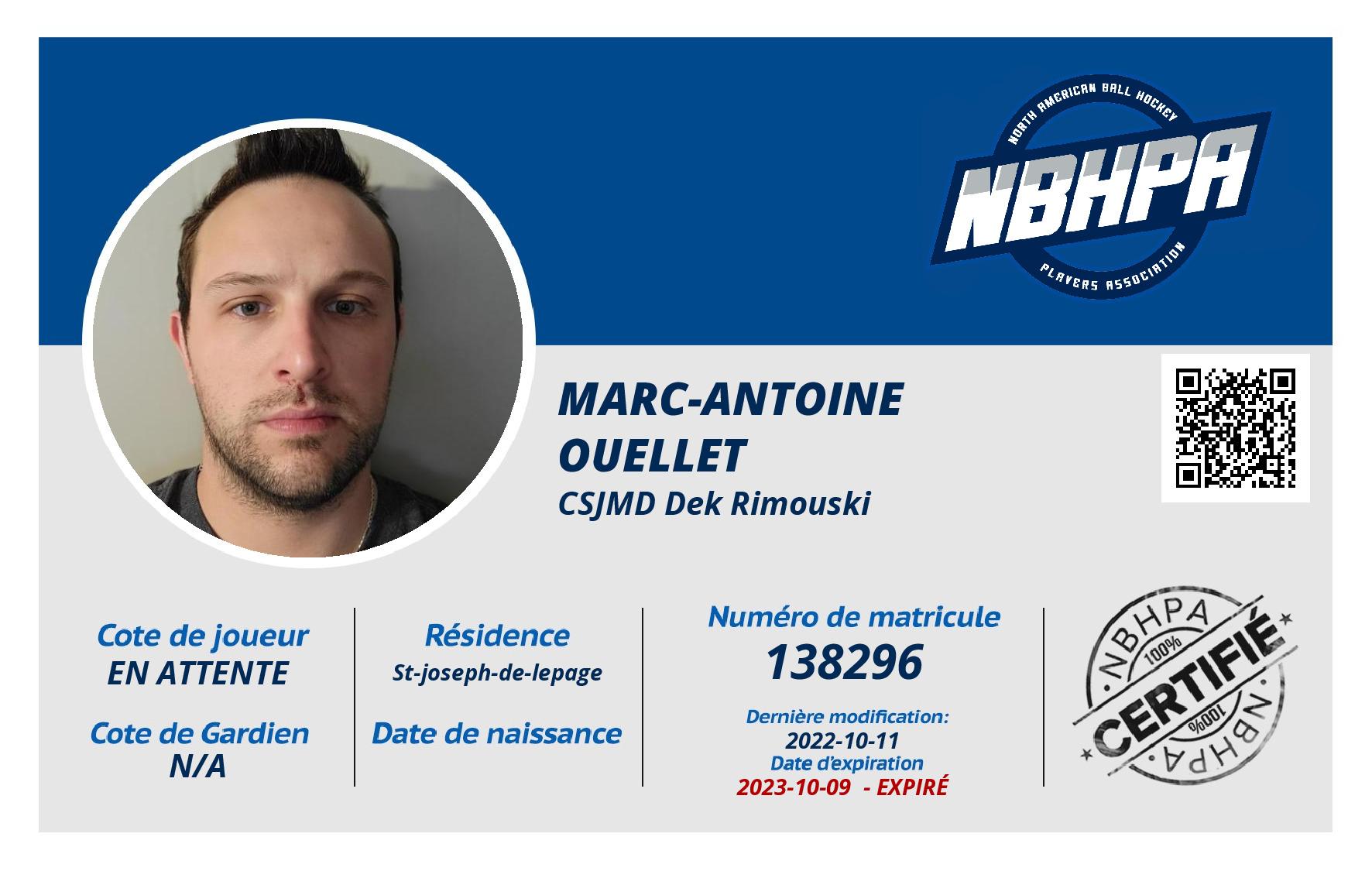 Marc-antoine Ouellet