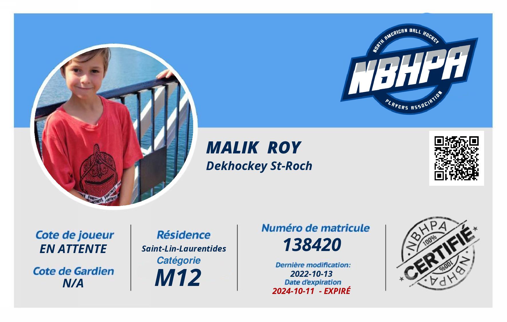 Malik  Roy