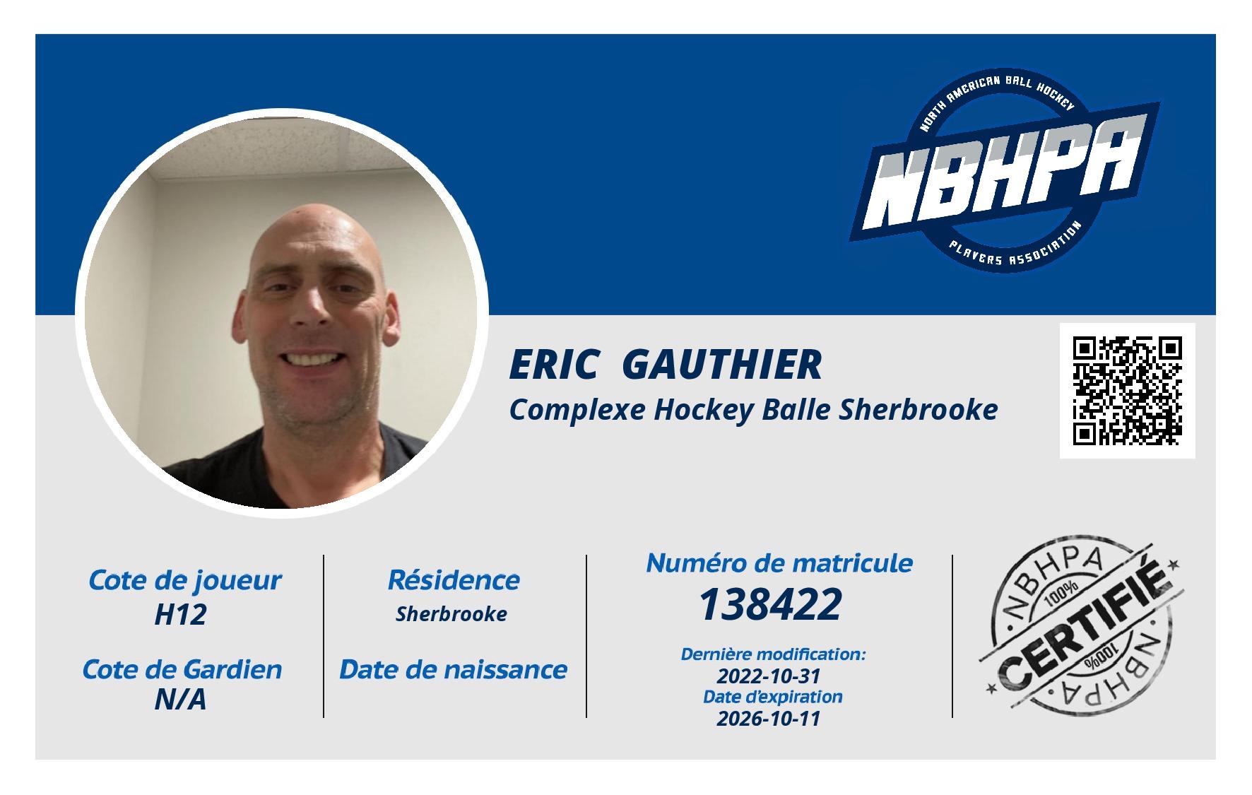 Eric  Gauthier 