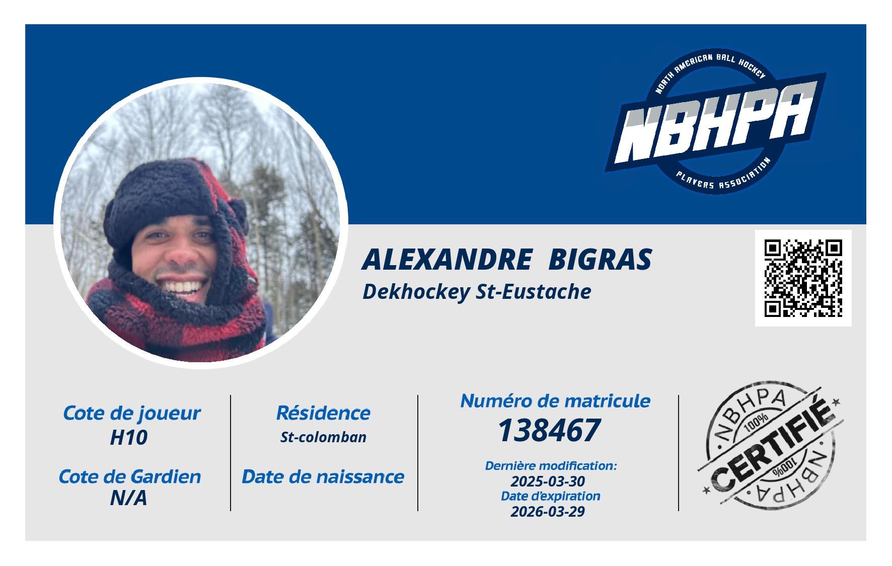 Alexandre  Bigras