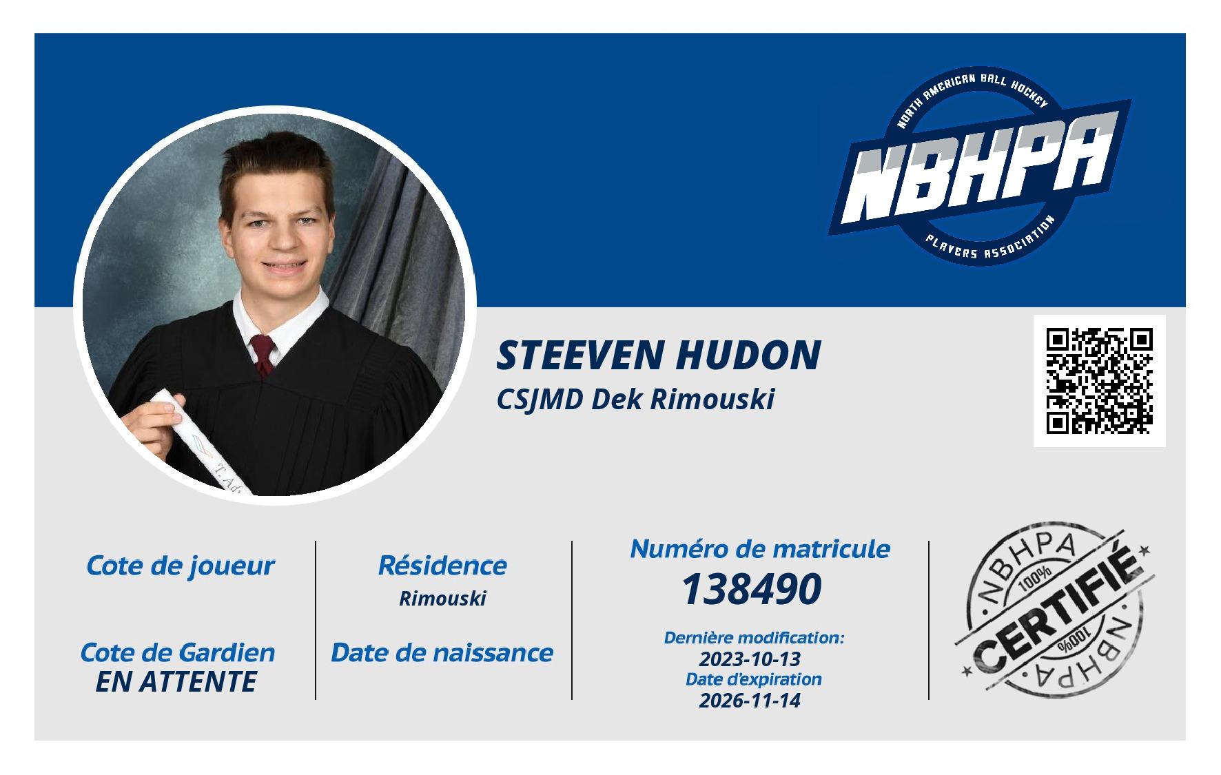Steeven Hudon