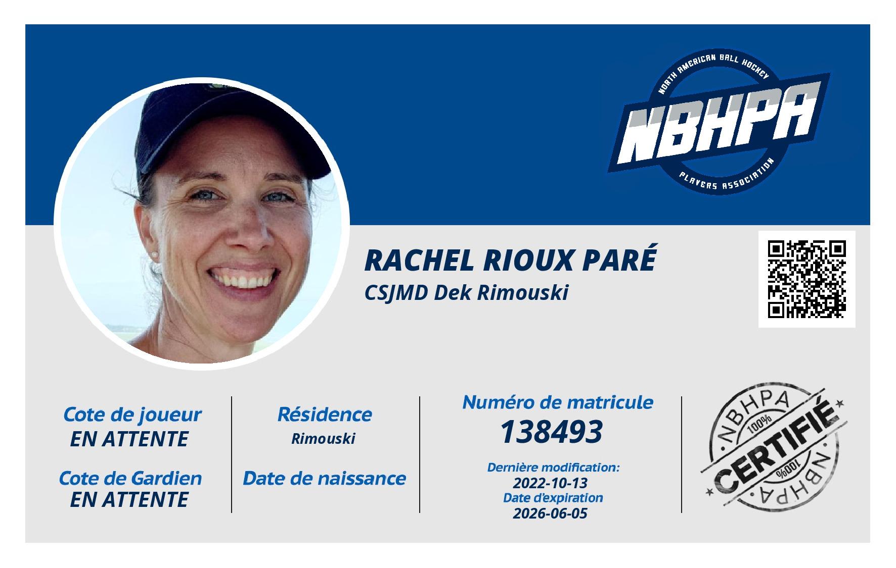 Rachel Rioux Paré