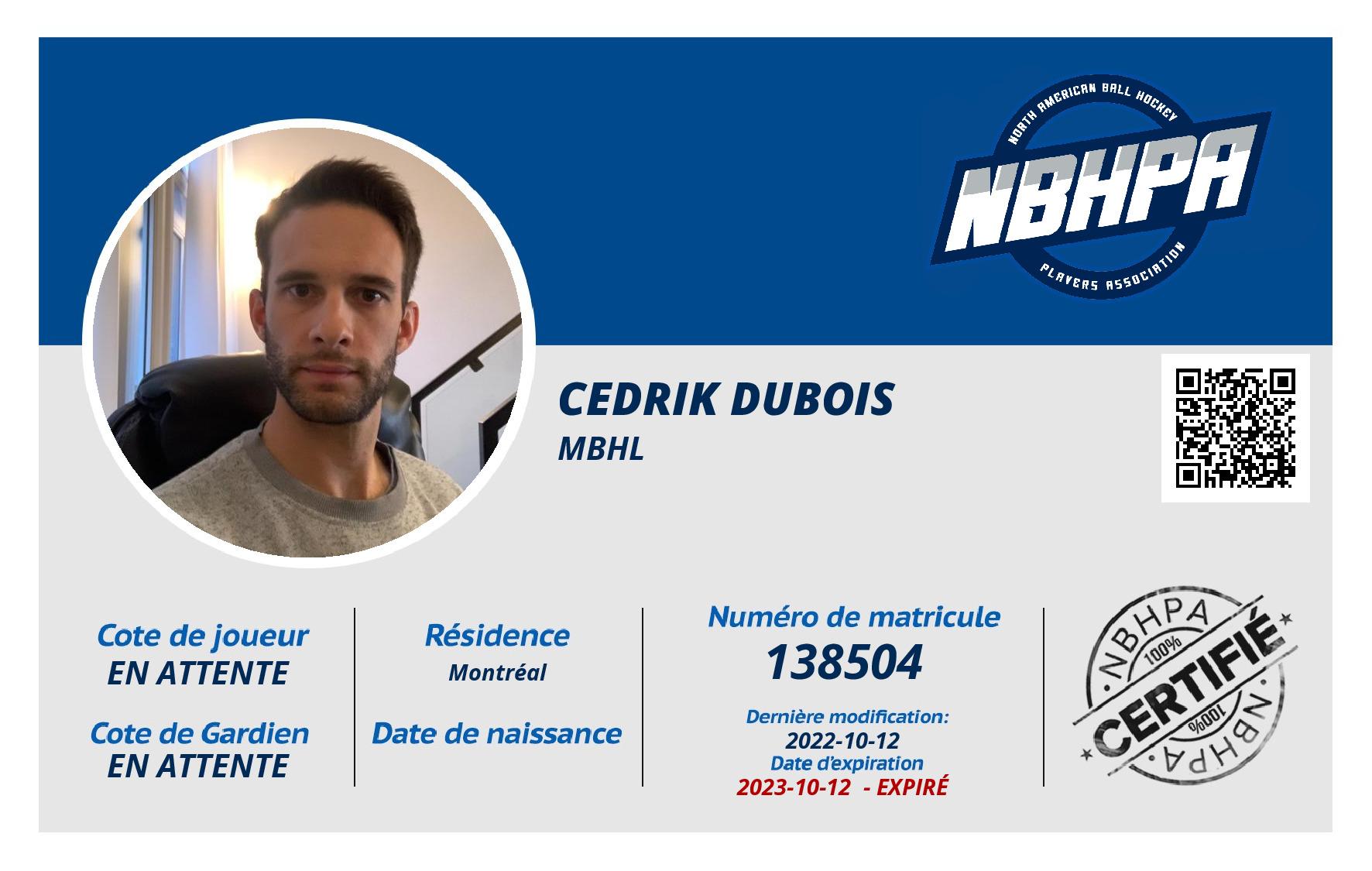 Cedrik Dubois