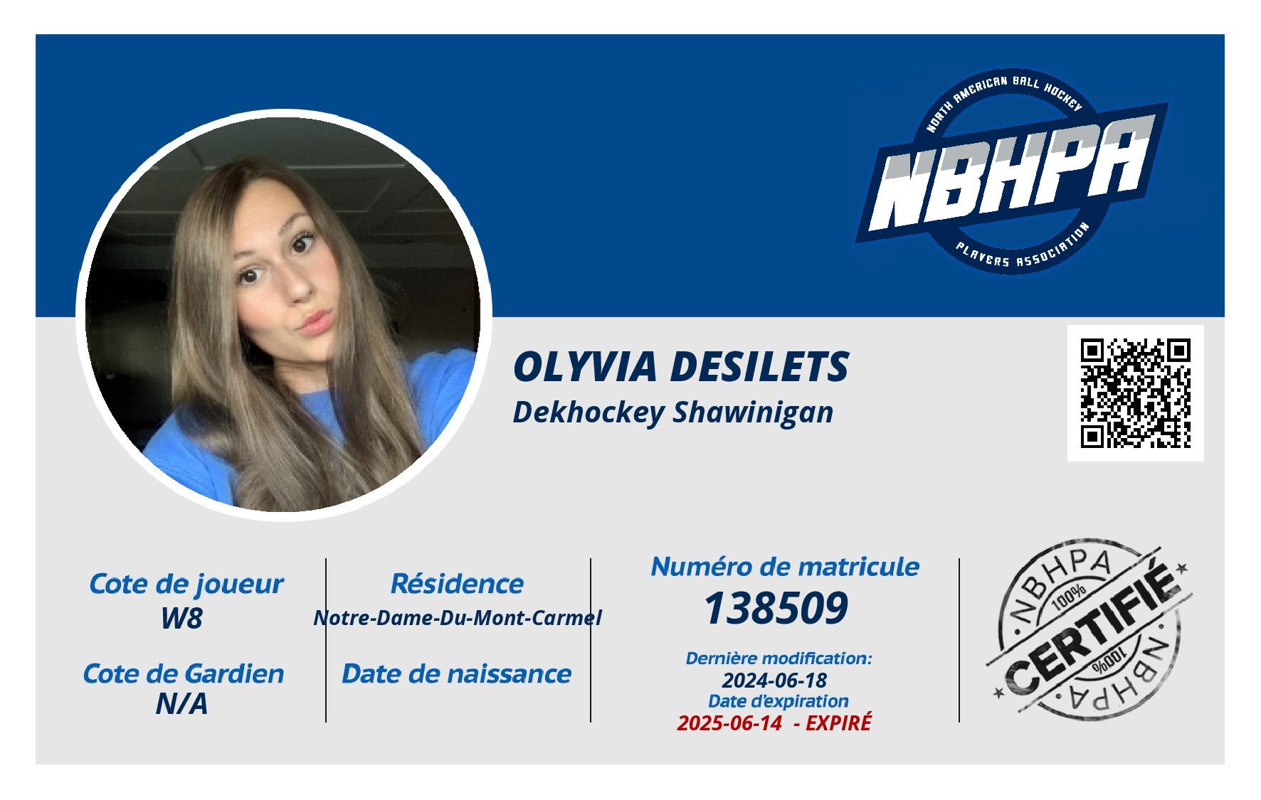 Olyvia Desilets
