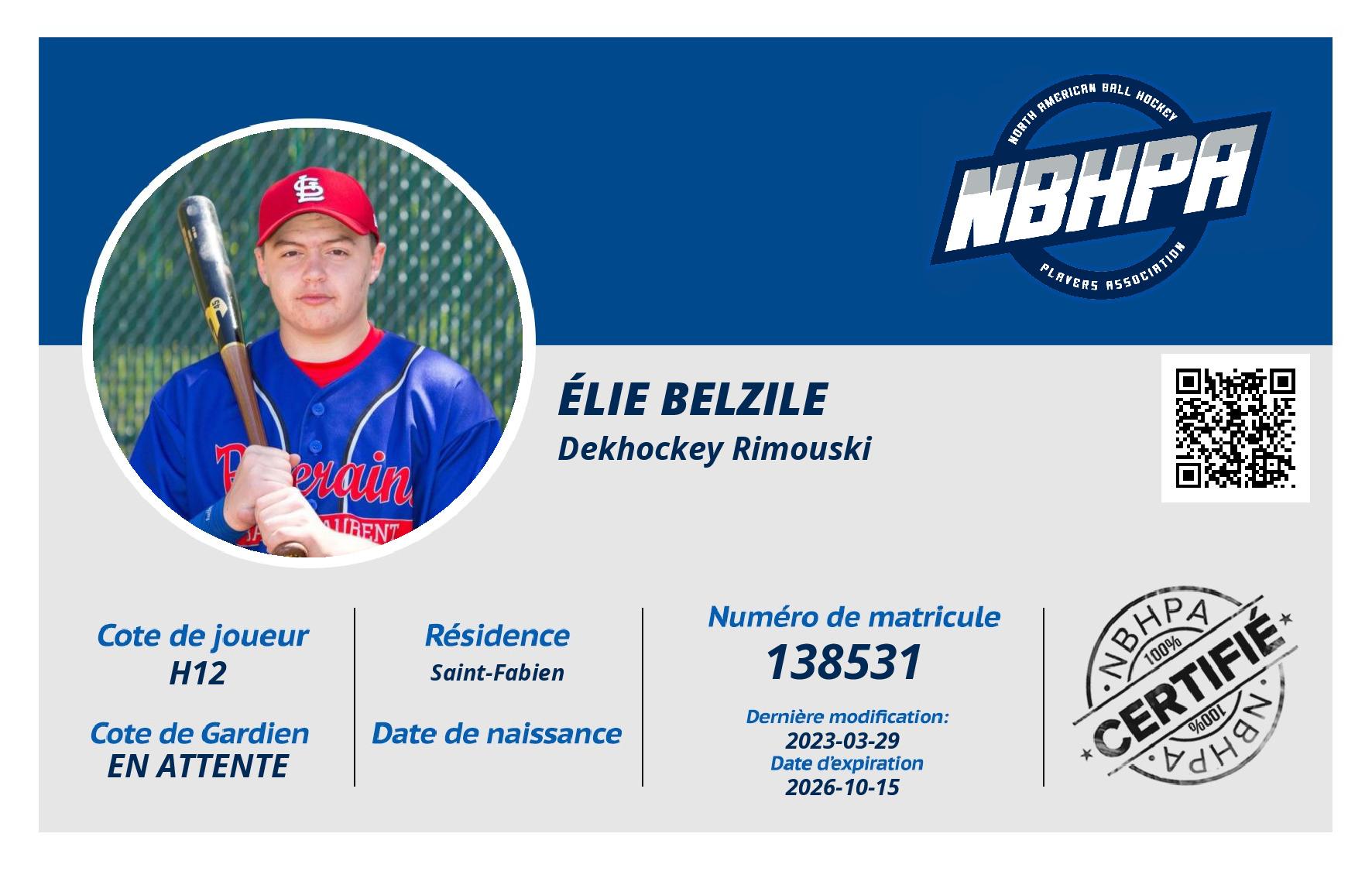 Élie Belzile