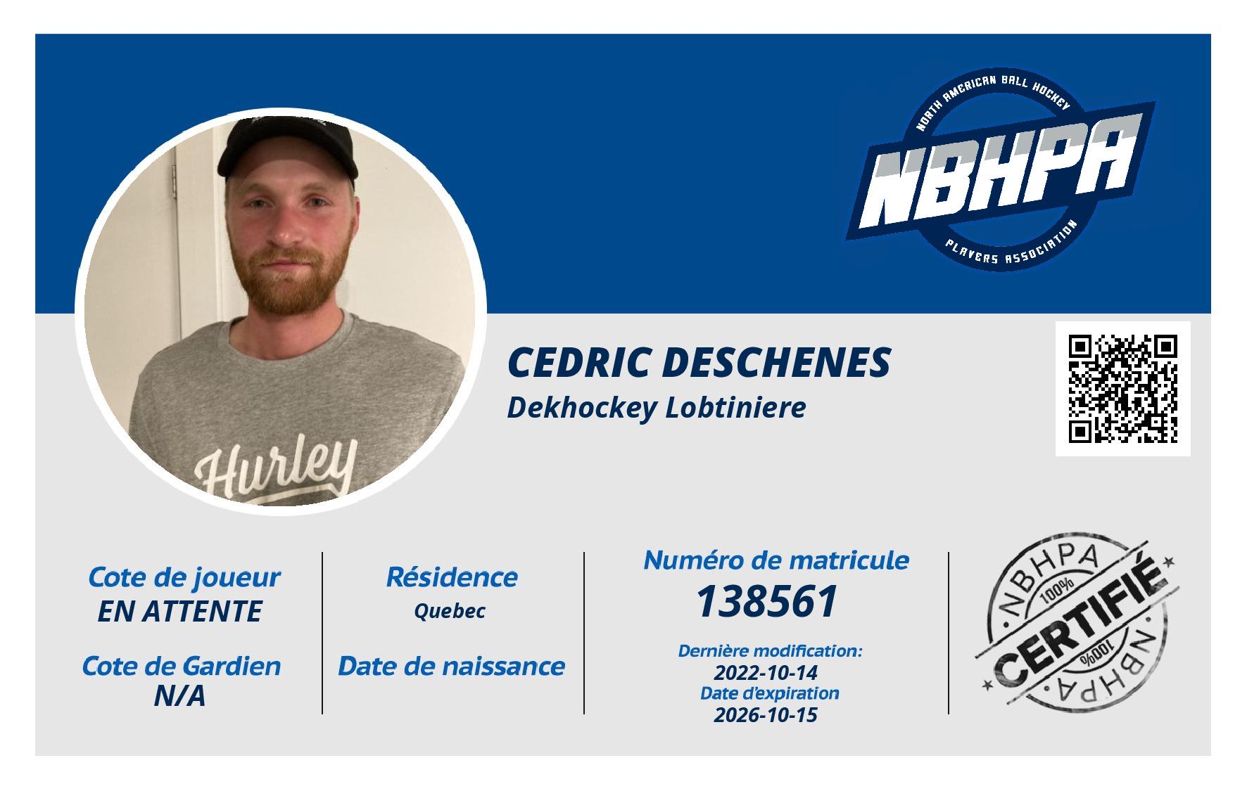 Cedric Deschenes