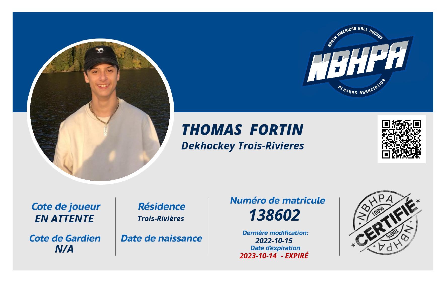 Thomas  Fortin