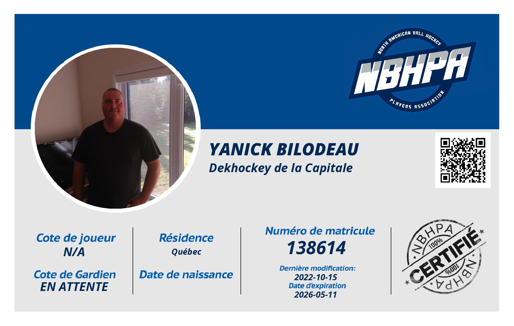 Yanick Bilodeau