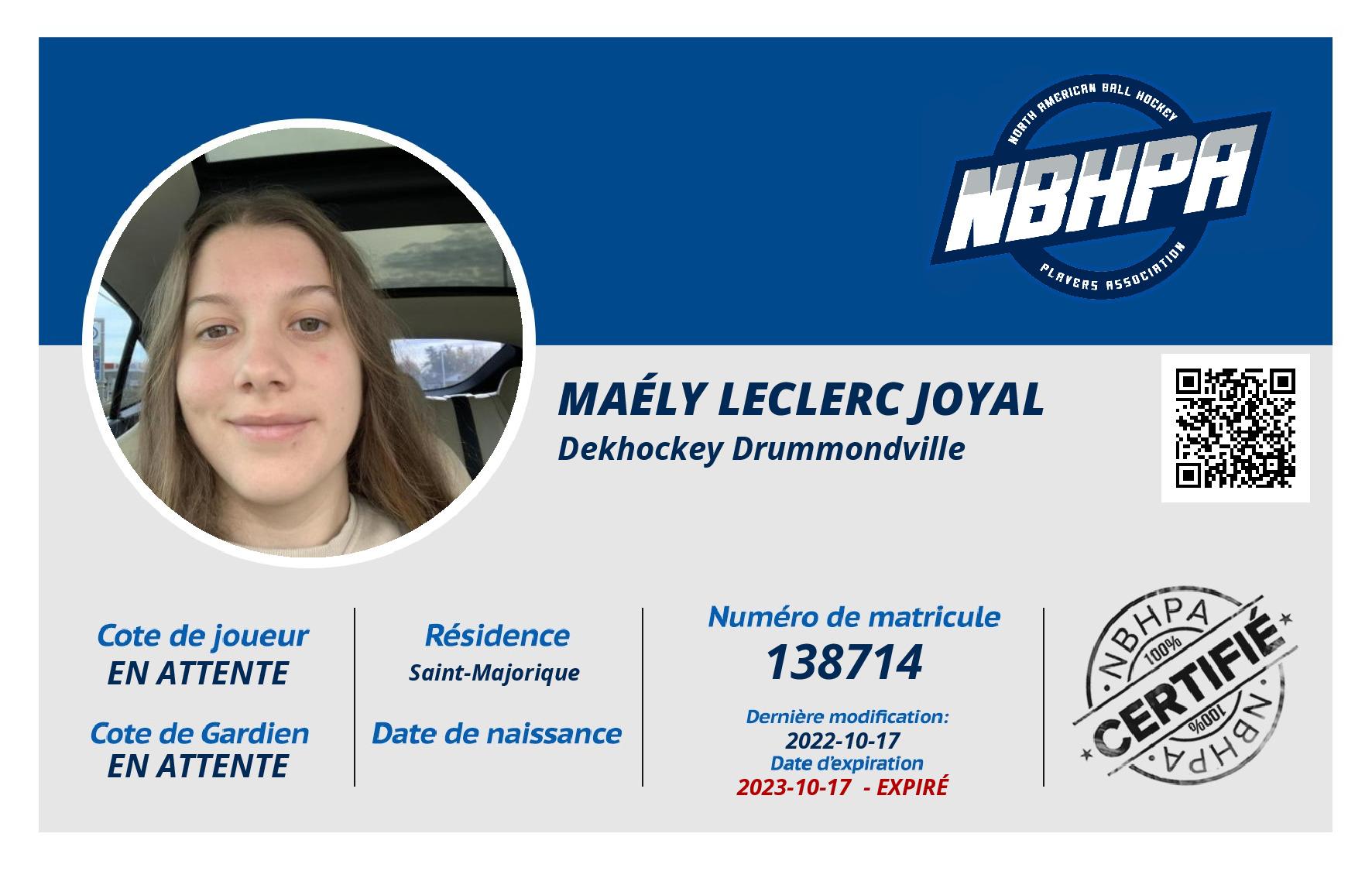 Maély Leclerc Joyal 