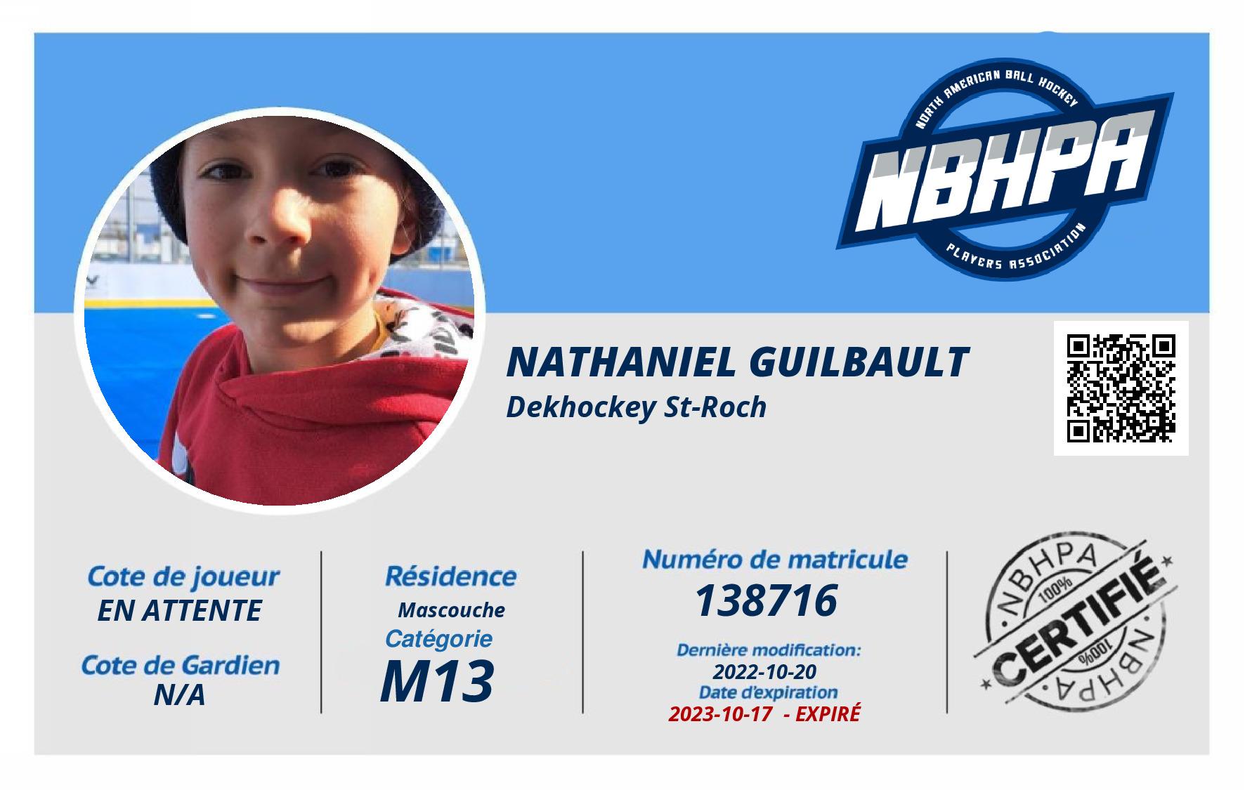 Nathaniel Guilbault
