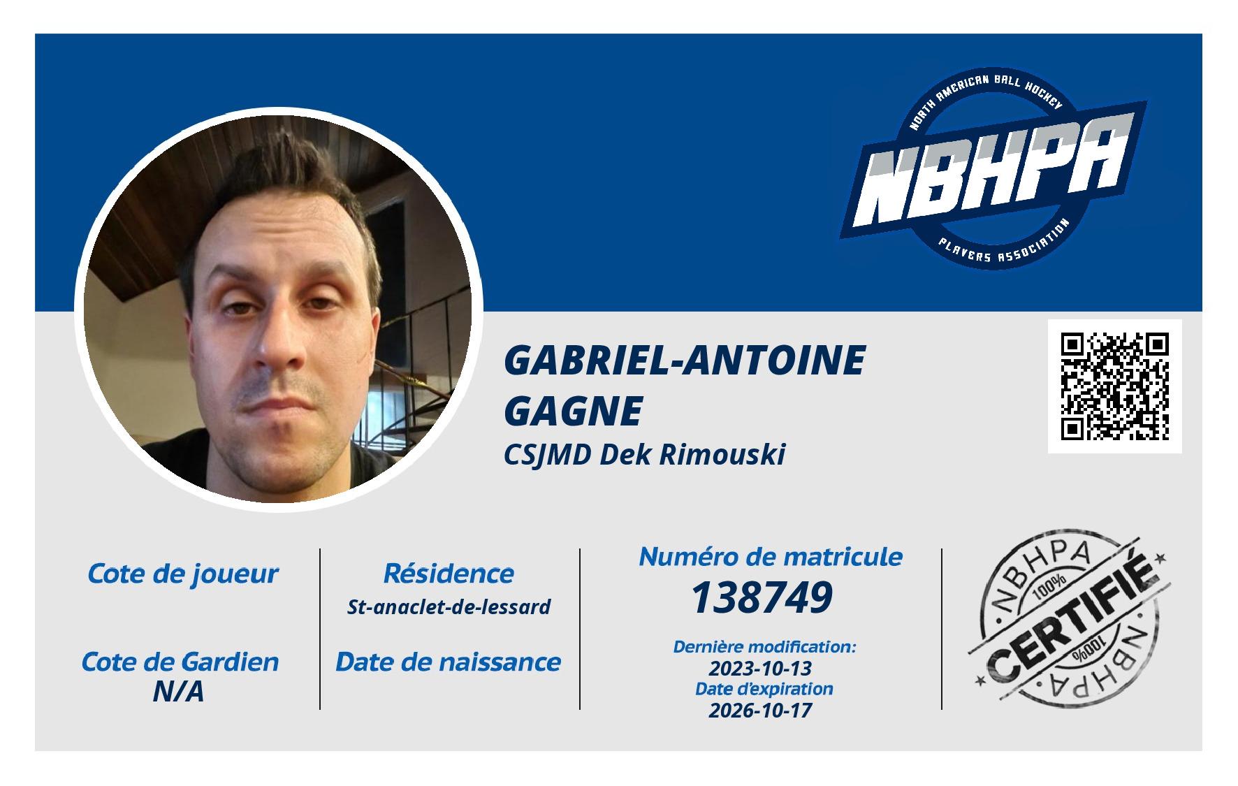 Gabriel-Antoine Gagne