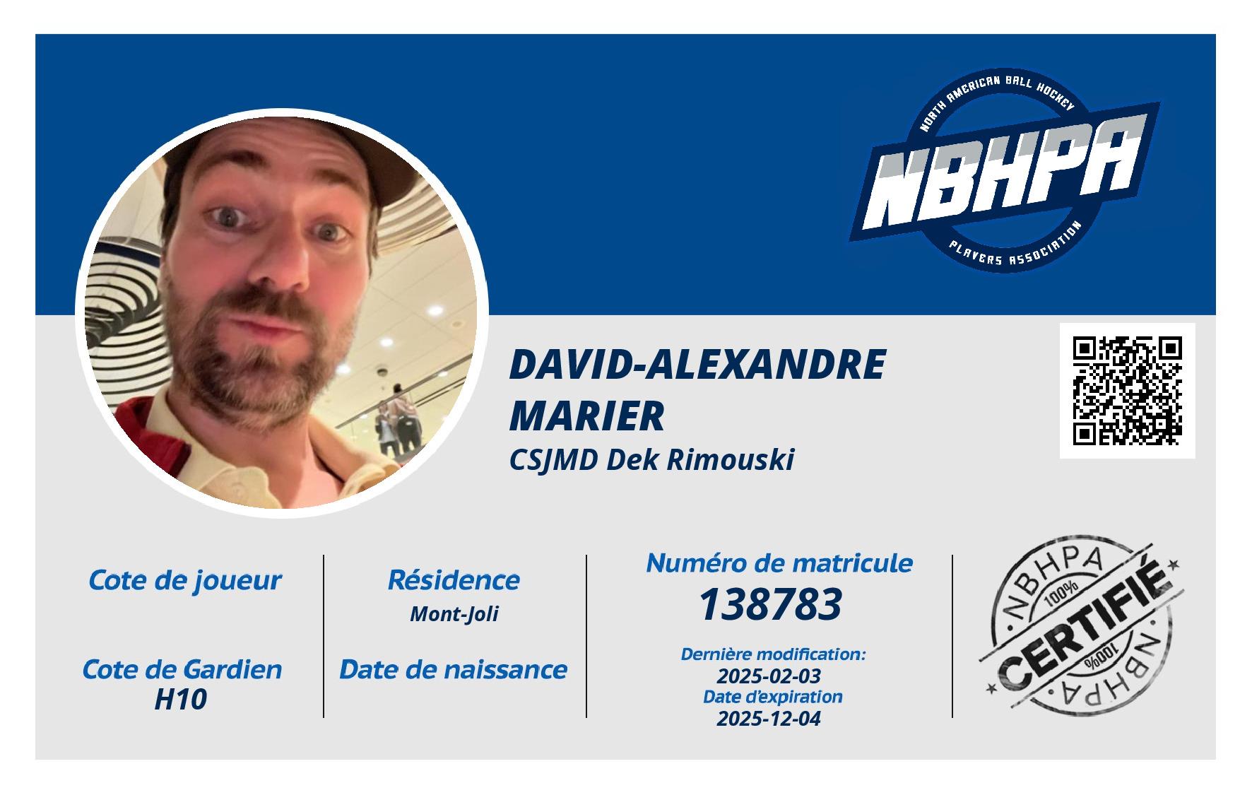 David-Alexandre Marier