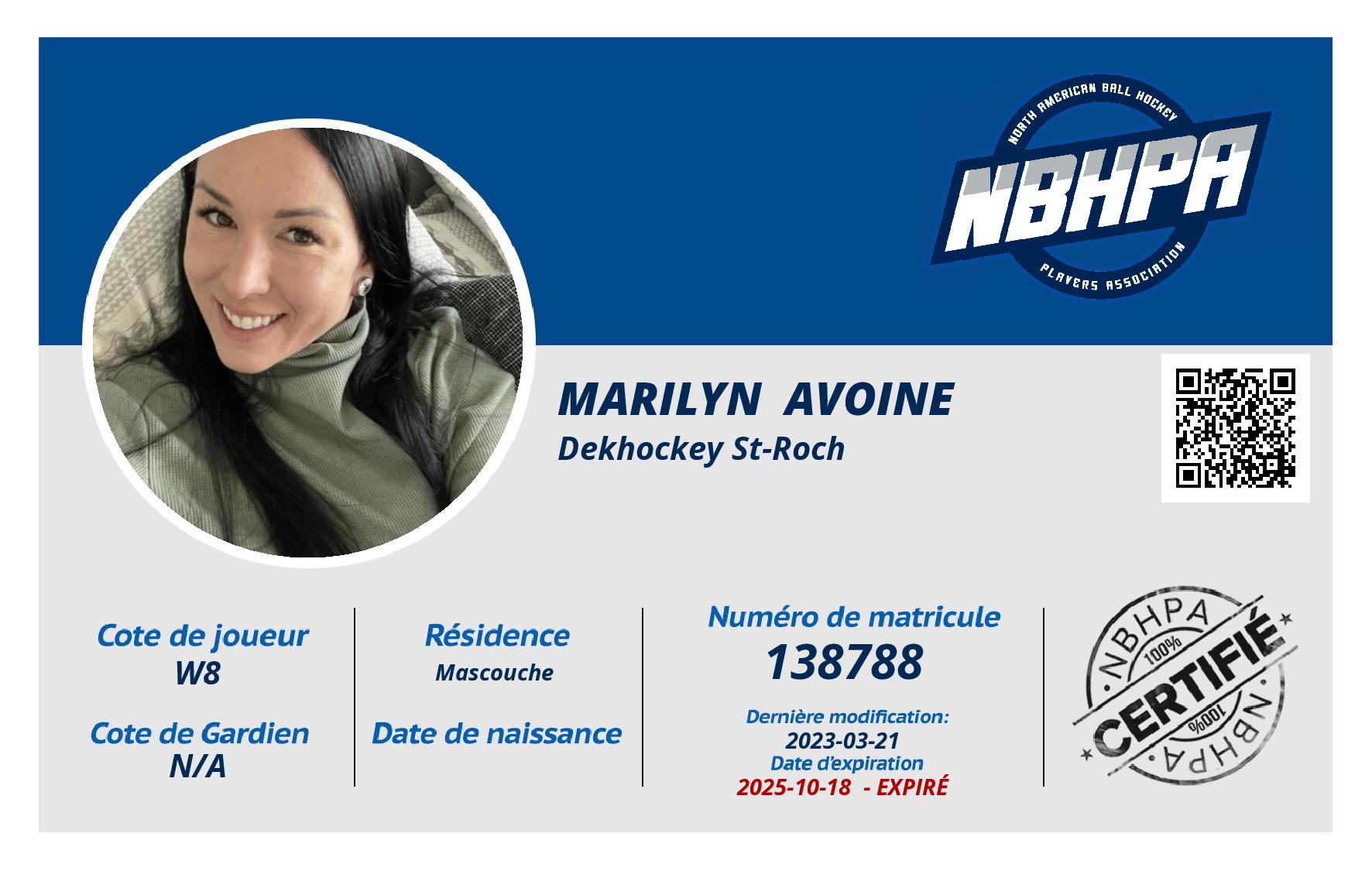 Marilyn  Avoine 