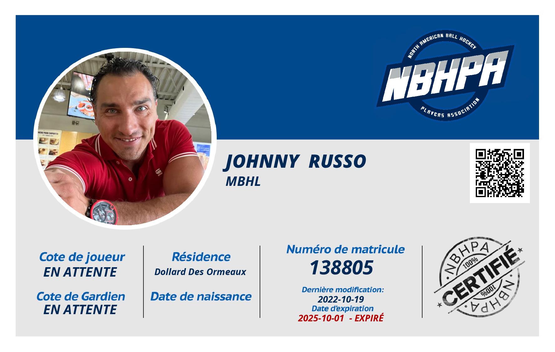 Johnny  Russo