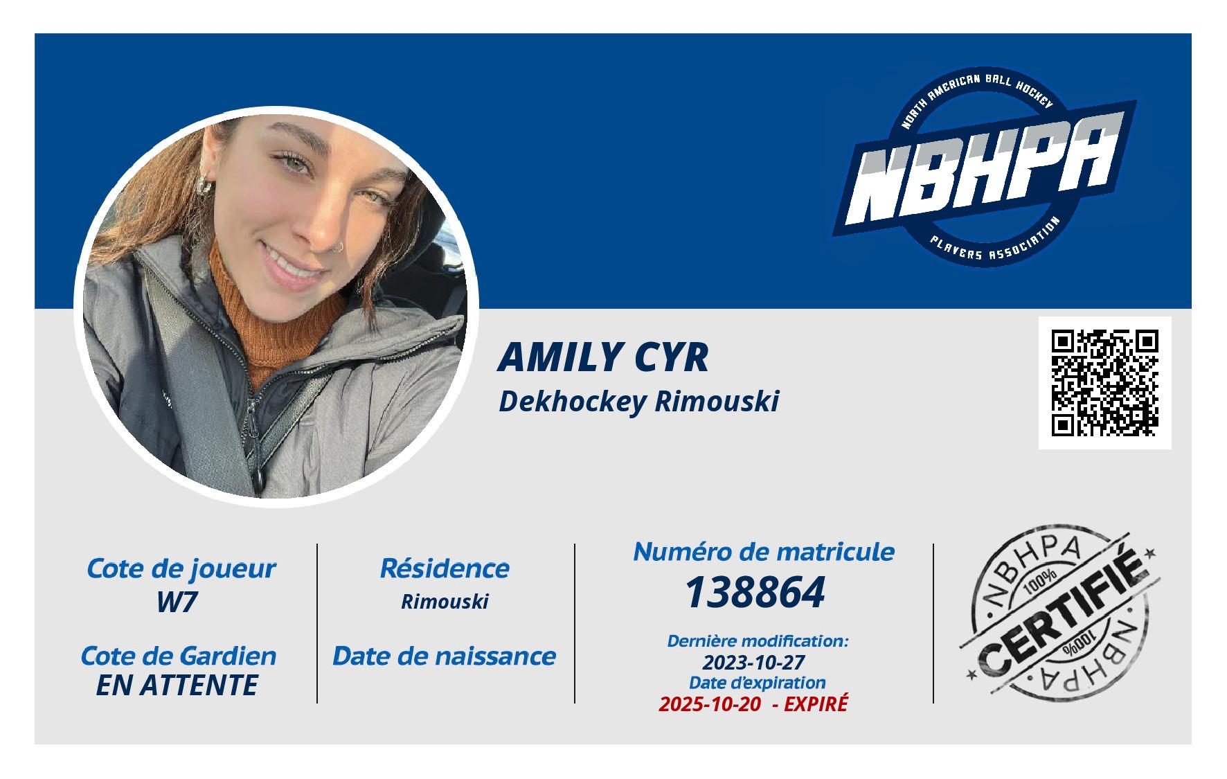 Amily Cyr
