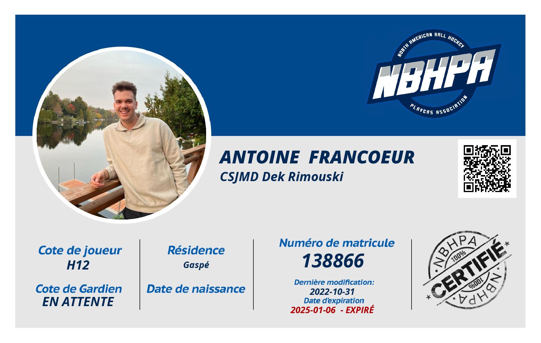 Antoine  Francoeur 