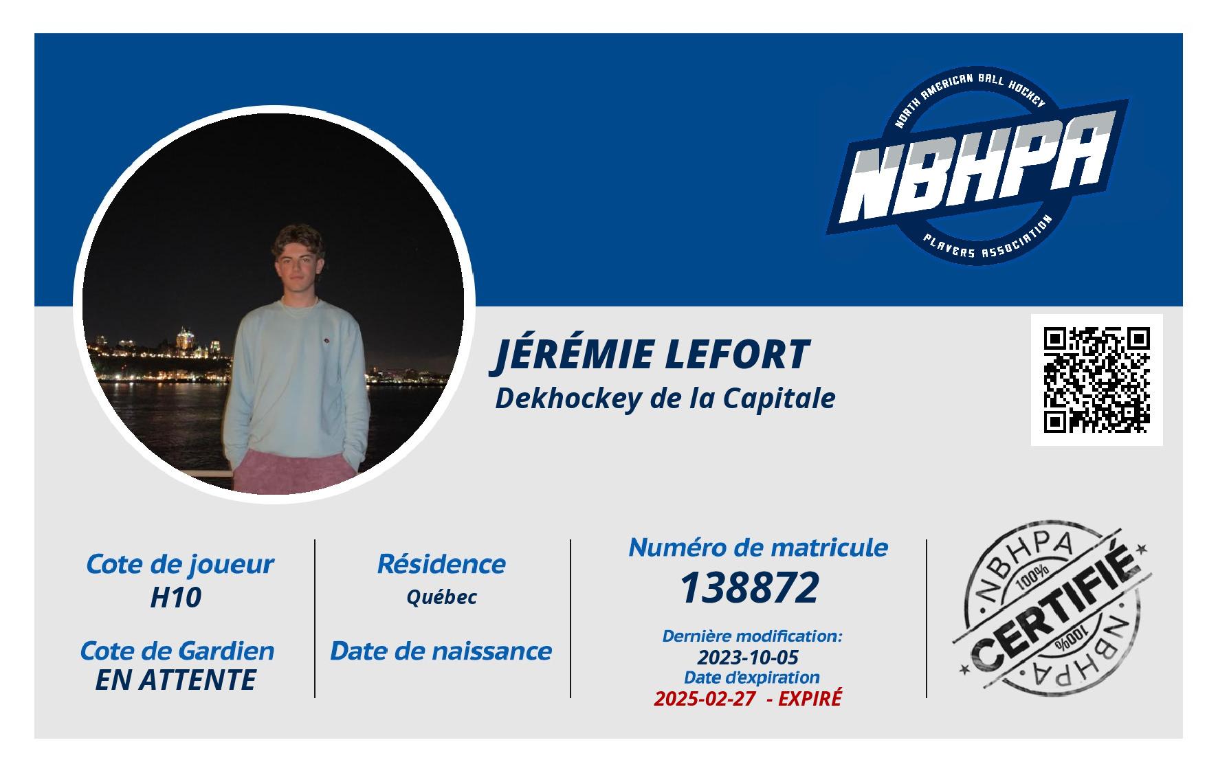 Jérémie Lefort