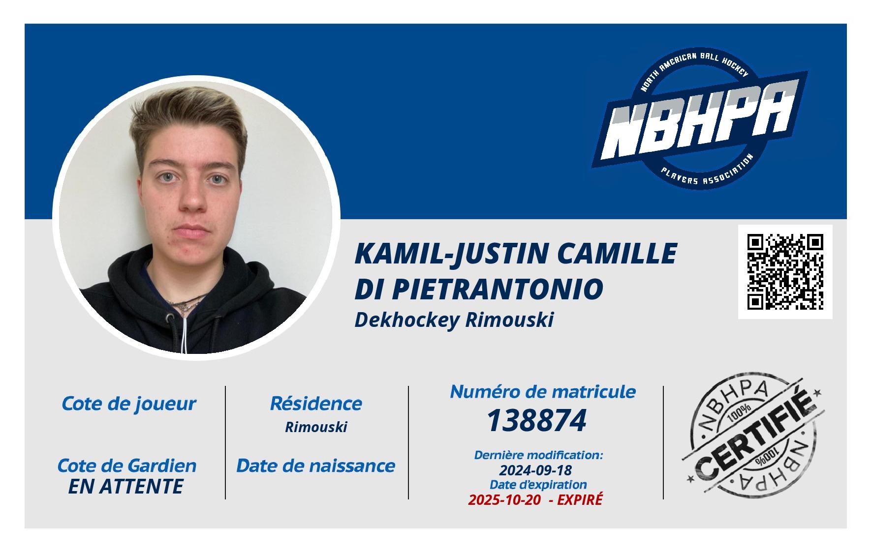 Kamil-Justin Camille Di Pietrantonio