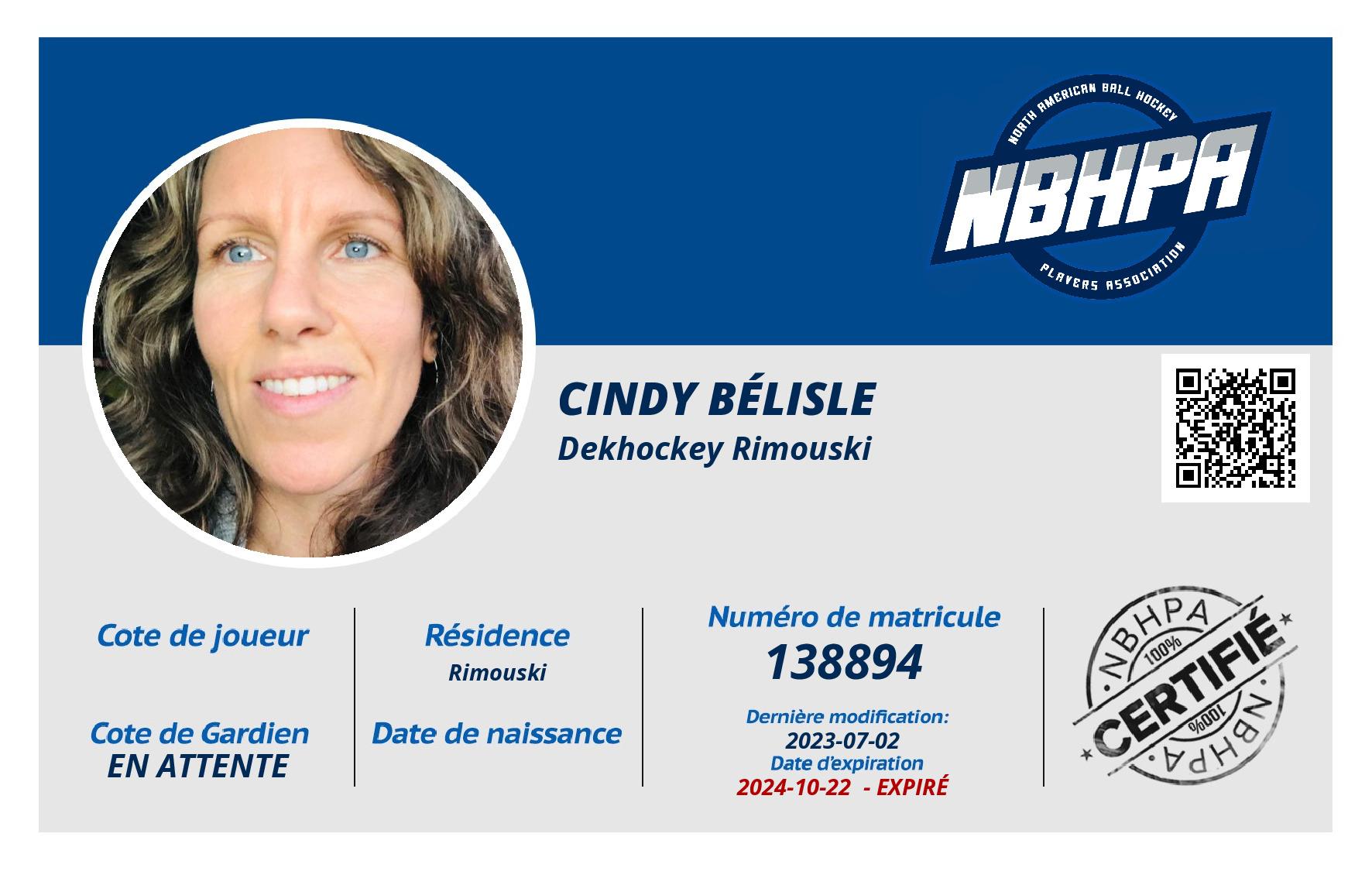 Cindy Bélisle 