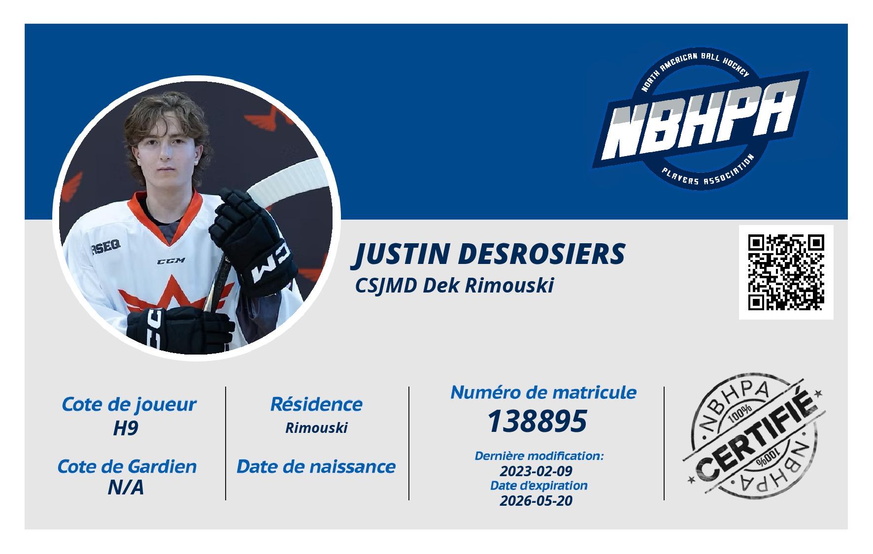 Justin Desrosiers