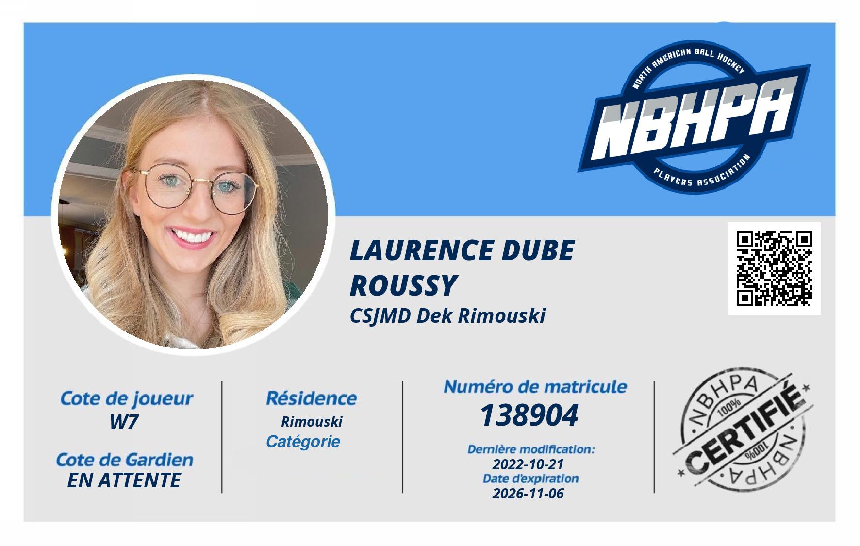 Laurence Dube Roussy