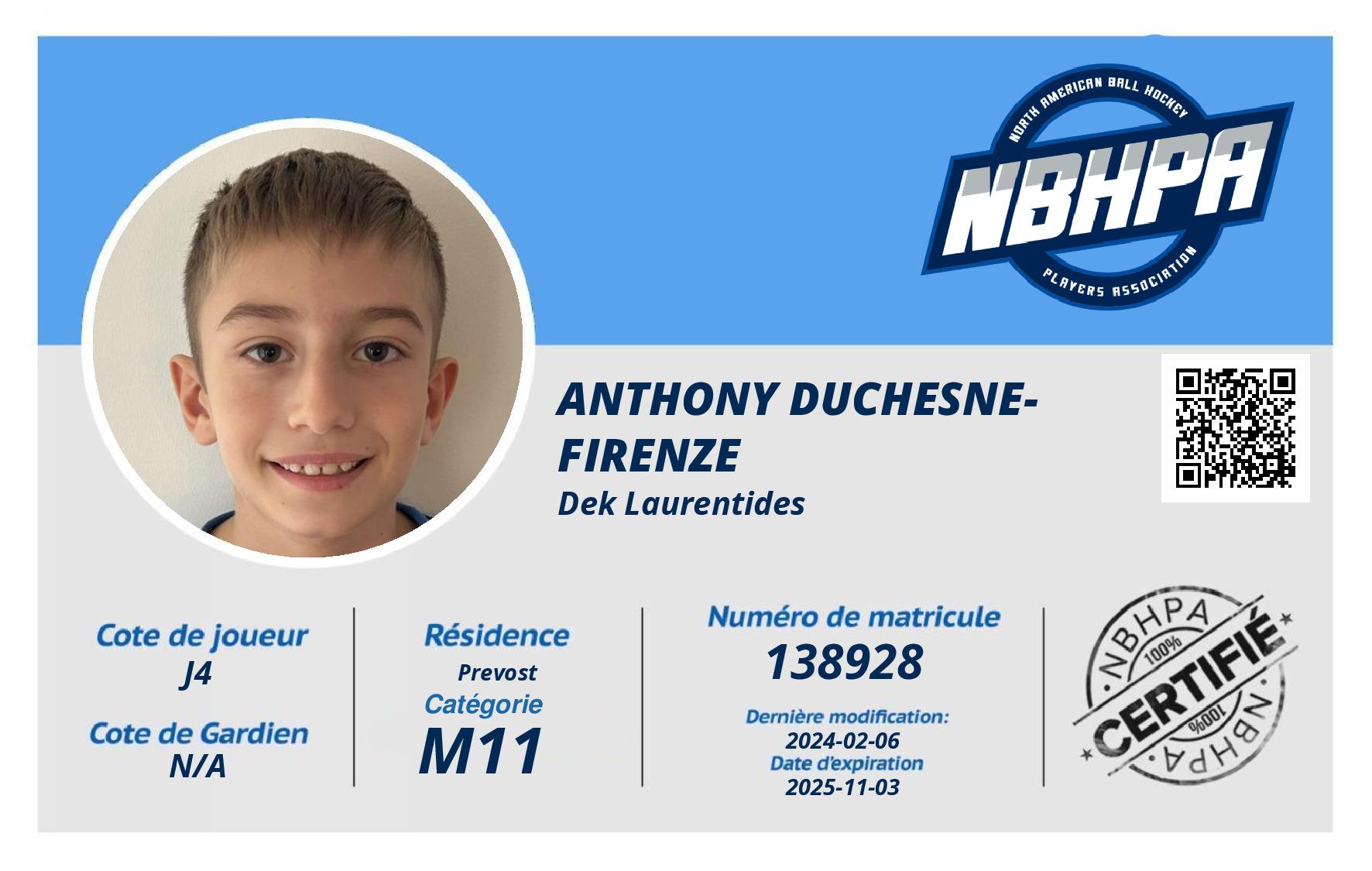 Anthony Duchesne-Firenze