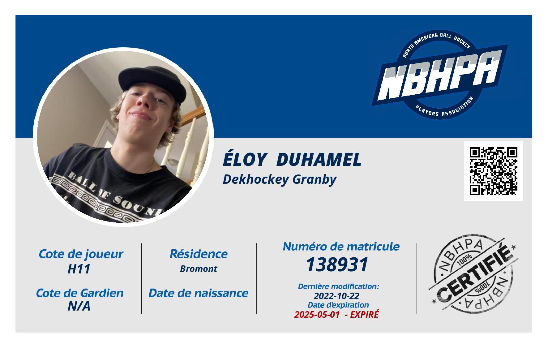 Éloy  Duhamel