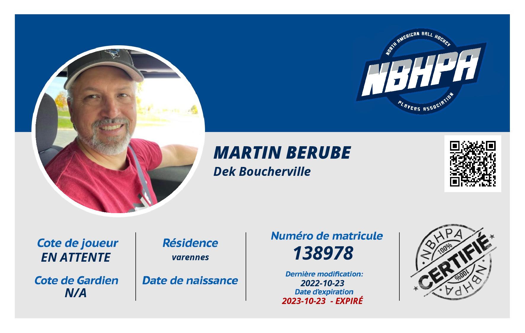 Martin Berube