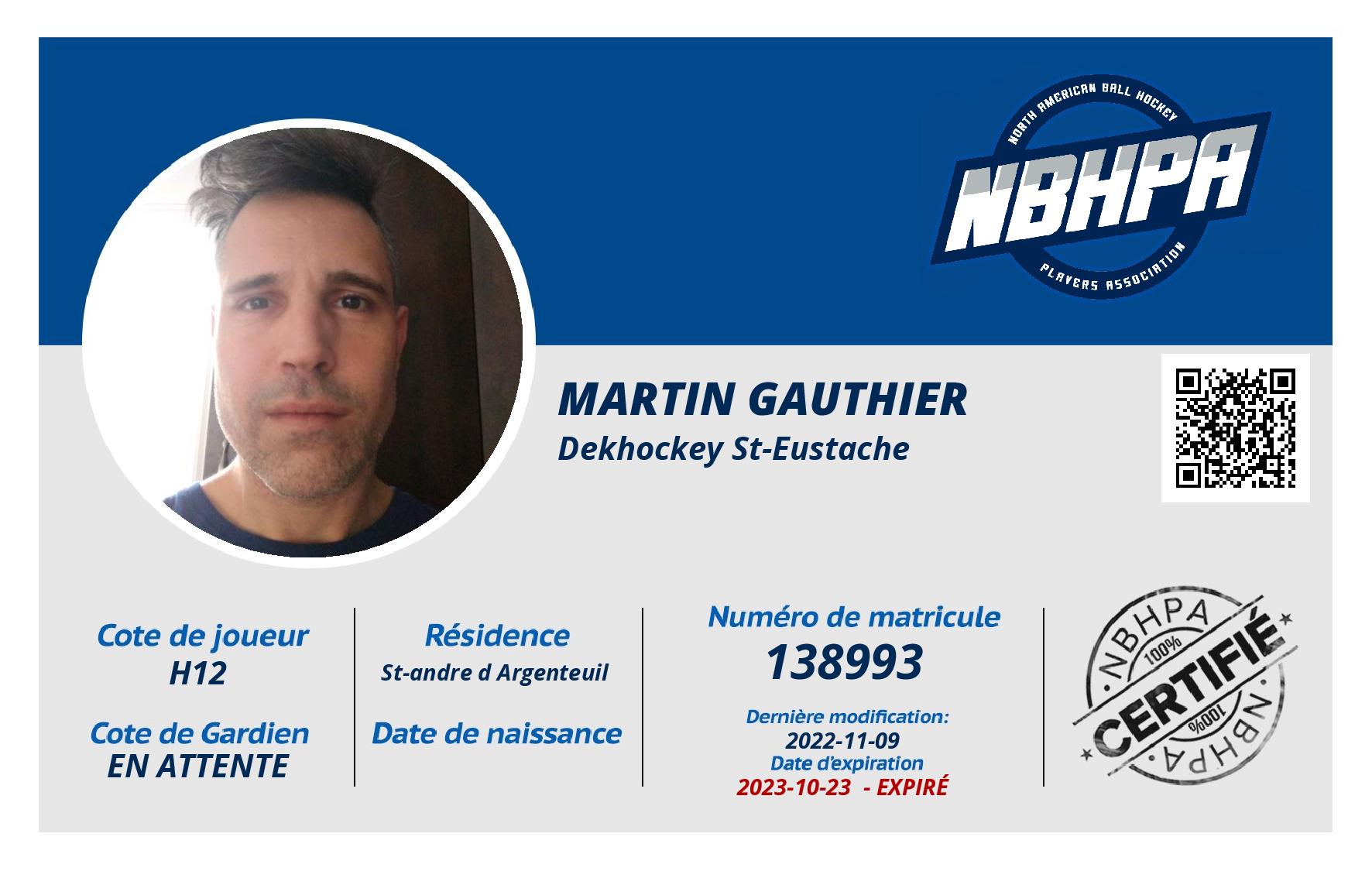 Martin Gauthier 
