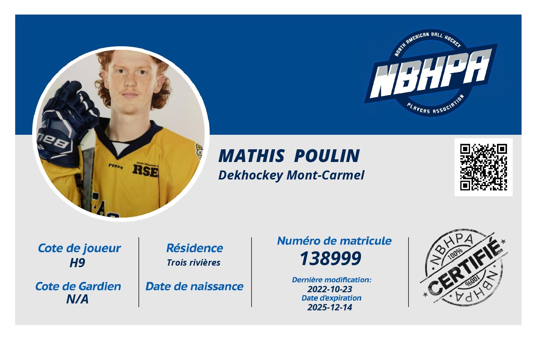 Mathis  Poulin