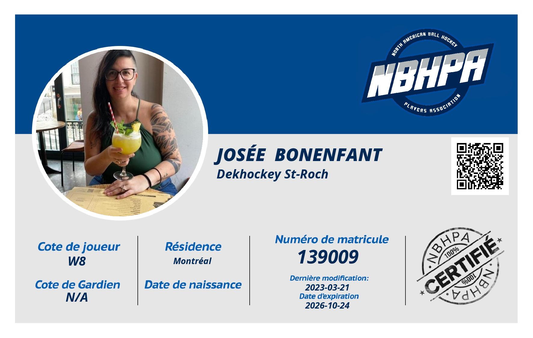 Josée  Bonenfant 