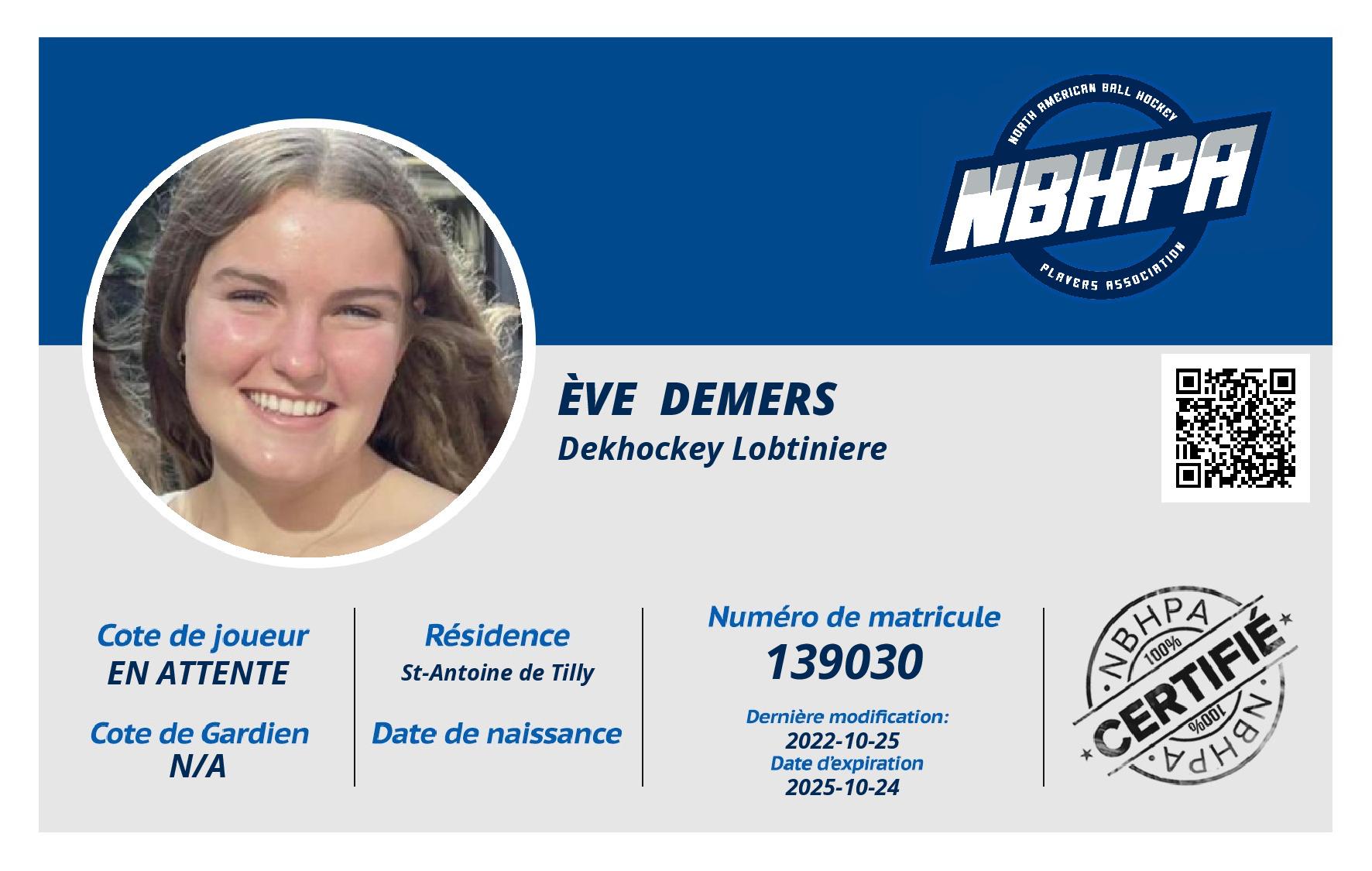 Ève  Demers