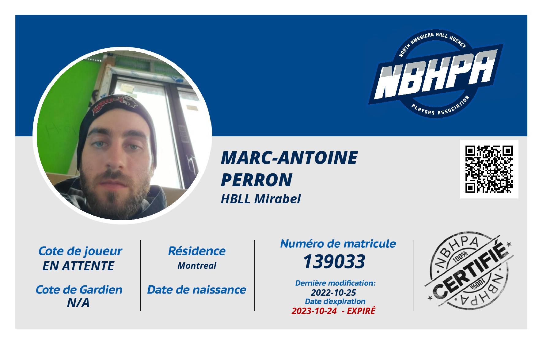 Marc-antoine  Perron 