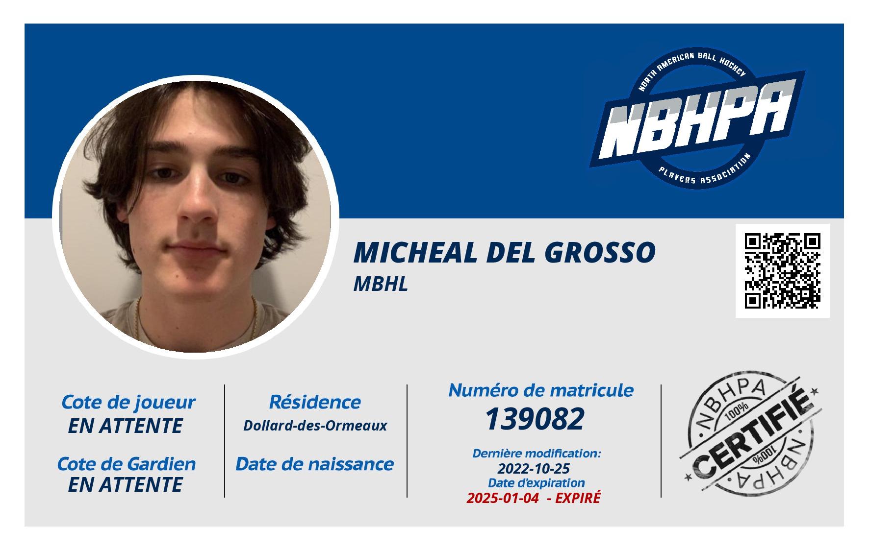 Micheal Del Grosso