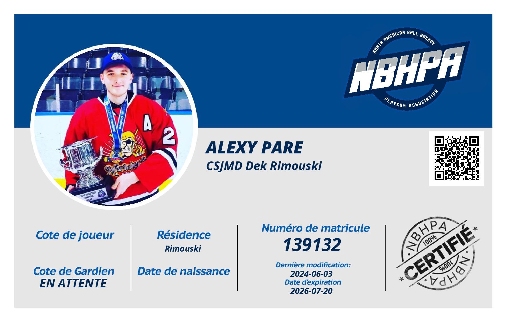 Alexy Pare