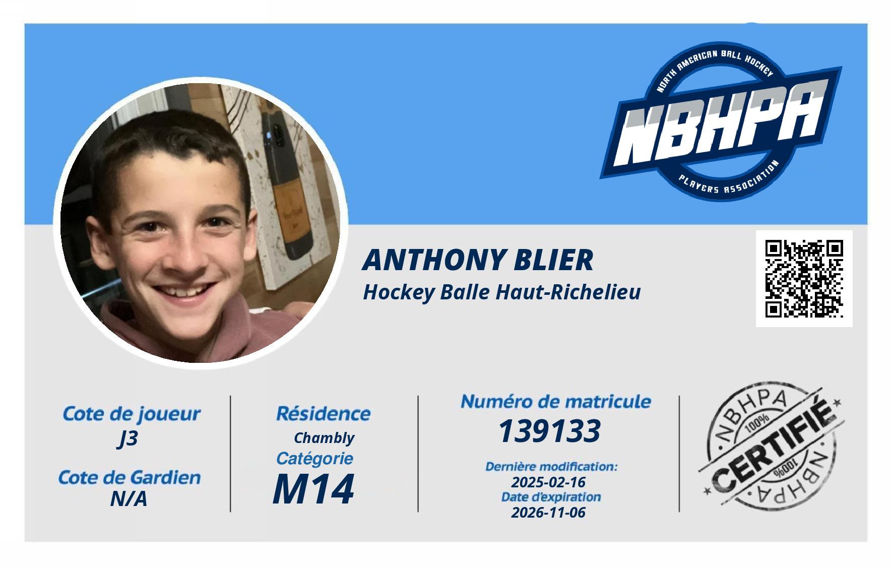 Anthony Blier