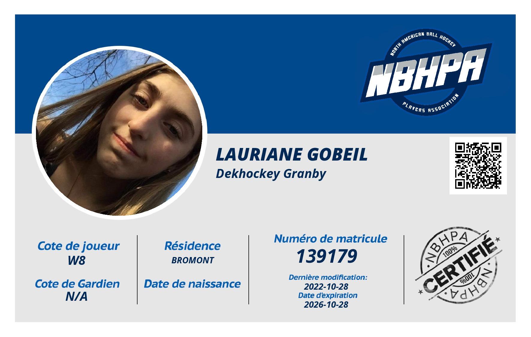 Lauriane Gobeil